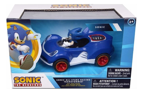 Sonic - Carro Sonic - Pull Back - F0106-8 Barao
