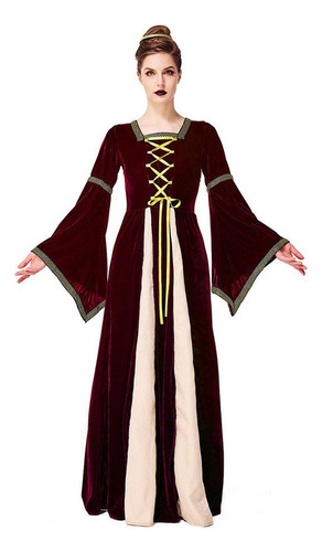 Vestido De Corte Aristocrático Retro, Disfraces De Halloween