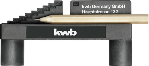 Buscador De Centrado Kwb Con Lápiz Y Escala Metrica 1-20mm