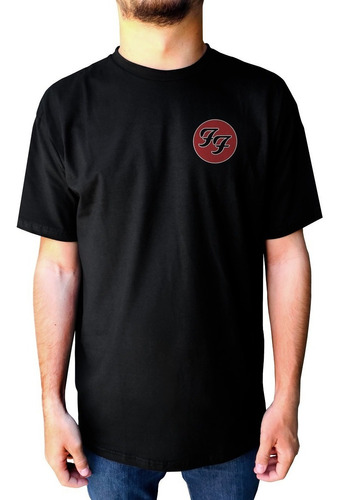 Imagem 1 de 6 de Camiseta Camisa Foo Fighters Logo Banda Rock Dave Grohl