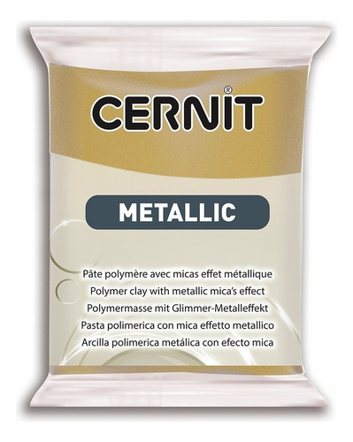 Cernit Metallic Arcilla Polimérica 56 G, Colores A Elección Color Oro Antiguo