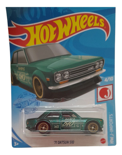 '71 Datsun 510 Th Verde-escuro