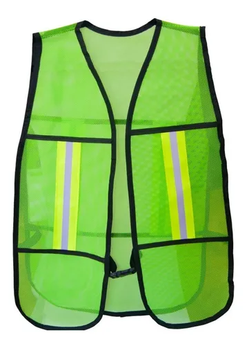 Chaleco De Malla Para Seguridad Industrial Amarillo Lim n Cuotas