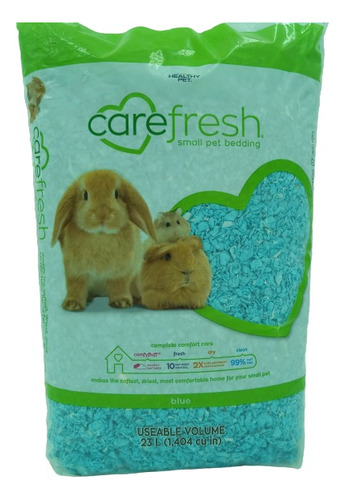 Carefresh Sustrato Color Azul 10 Lt Para Roedores  