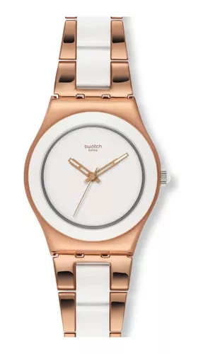 Reloj Mujer Swatch Irony Blanco Y Ylg121g