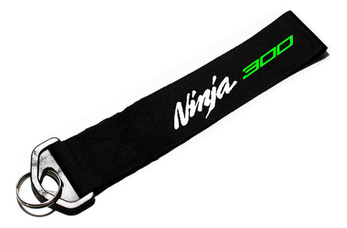 Llavero Cinta Motos  - Kawasaki Ninja 300 - Negro