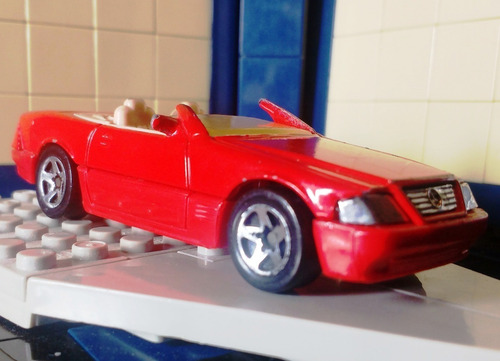 Priviet Mercedes Benz 500sl Rojo Hot Wheels Hw 1