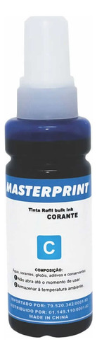 Tinta Masterprint Compatível Para L575 L365 Corante 100ml Tinta Ciano