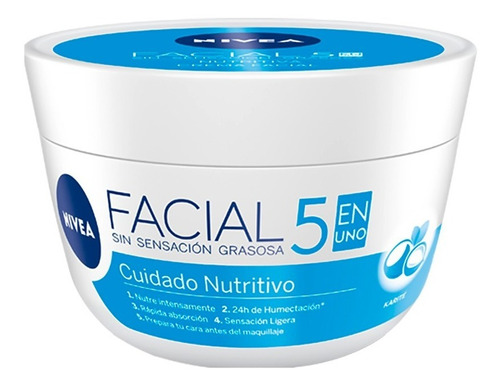 Nivea Crema Cuidado Nutritivo 100ml - mL a $25000