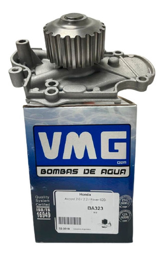 Bomba De Agua Vmg P/ Honda Accord 1.8 2.0 16v