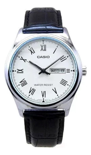 Reloj Casio Mtp-v006l Acero Cristal Fechador Water Resistant