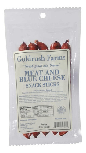Surtido De Palitos De Snacks De Carne Y Queso Frescos De La