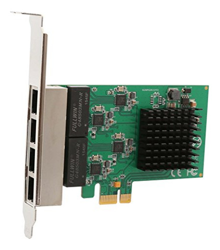 Tarjeta De Red Pci-e X1 4 Puertos Gigabit Ethernet