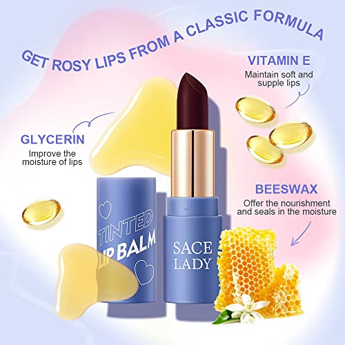 Jgo Bálsamo Labial Con Color Hidratante Natural Para Labios