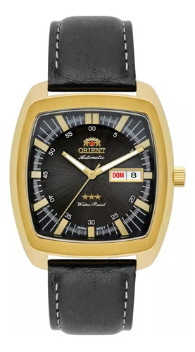 Relógio Orient Masculino Automático Dourado F49gc030 P1px