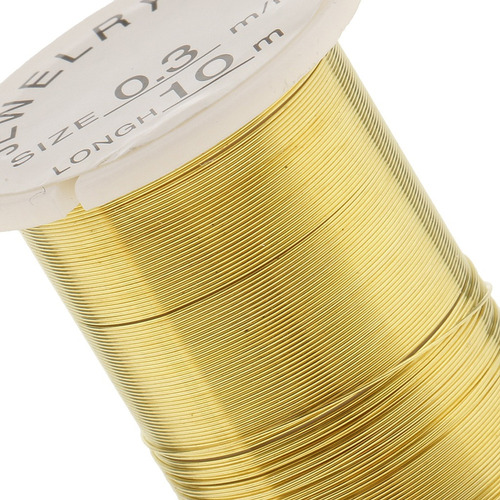 Cuerda De Hilo Oro Plateado