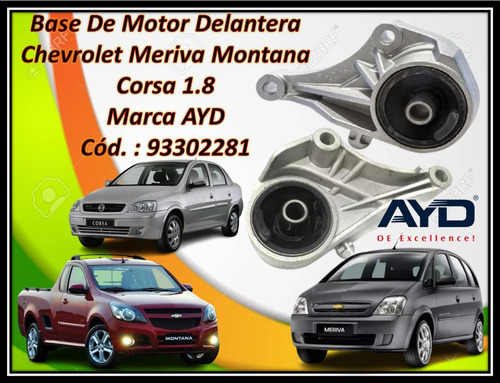 Base De Motor Delantera Chevrolet Meriva Montana Corsa 1.8 