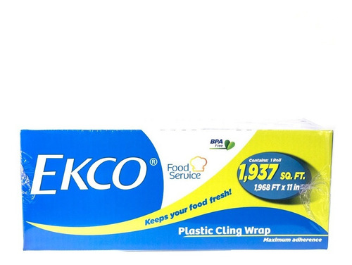 Plástico Adherente De 600 M X 30 Cm Ekco 93631 Vas
