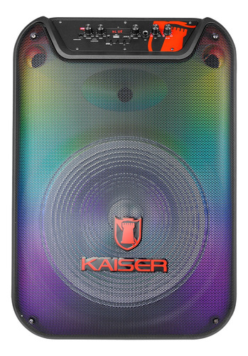 Bafle Kaiser 15 PuLG 25,000w Pmpo Llantas, Micrófono Ksw-351