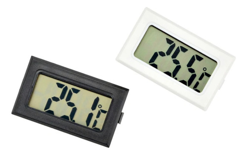 Mini Termómetro Digital Lcd Con Sonda Impermeable Blanco