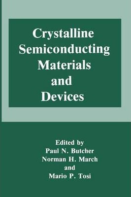 Libro Crystalline Semiconducting Materials And Devices - ...