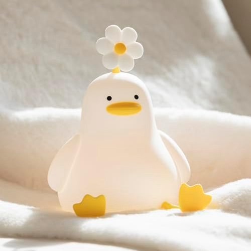 Luz Noturna Flower Duck Night Light Timer Para Sala De Estar