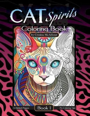 Libro Cat Spirits Coloring Book : Book 1 - Cristina Mcall...