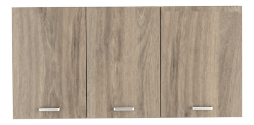 Alacena Mueble Organizador Cocina 120 Premium Melamina 18mm Color Gris Baltico