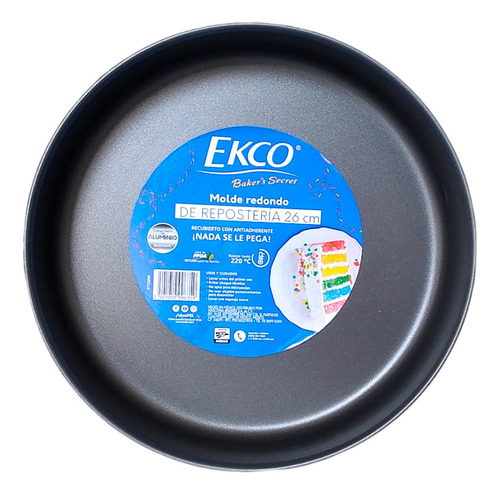 Molde Redondo Ekco P/ Horno Antiadherente 26cm Repostería
