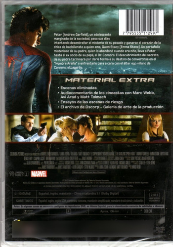 El Sorprendente Hombre Araña ( Marvel ) Dvd Original Nuevo
