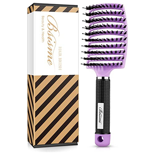 Hair Brush, Boar Bristle Hair Brushes For Women Men Kids, Cu