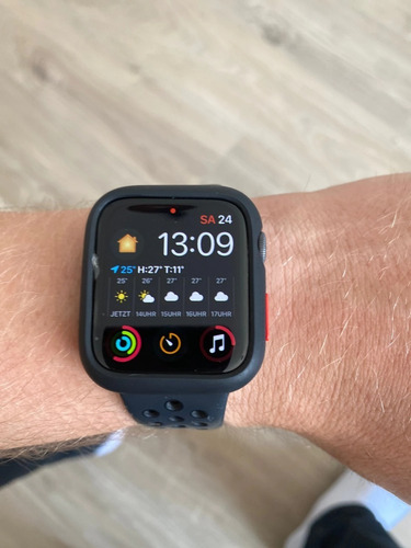 Case Funda Premium De Silicona Compatible Con Apple Watch