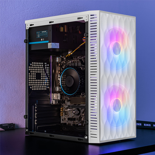 Xtreme Pc Gaming Core I5 12400 16gb Ssd 1tb Wifi Fuji White