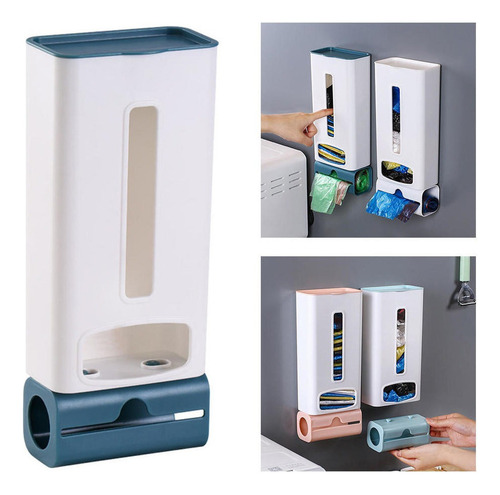 Soporte Y Dispensador De Bolsas De Plástico Para Alimentos