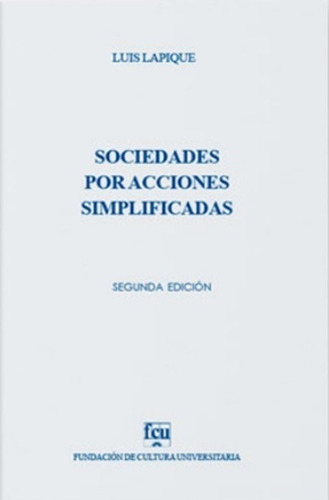 Sociedades Por Acciones Simplificadas - Luis Lapique