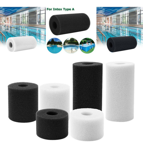 Bomba De Filtros De Piscina Lavable Para Intex Type H Black