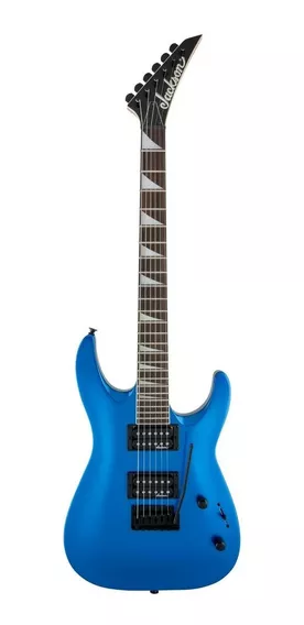 Guitarra eléctrica Jackson JS Series JS22 DKA dinky de álamo blue brillante con diapasón de amaranto