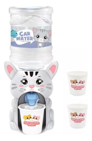 Juguete Mini Bidon Dispenser Agua Bebe Niños Gato Animales  