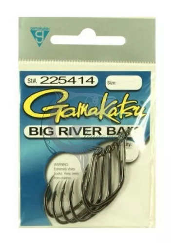 Anzol Gamakatsu Big River Bait 10/0 (03un) em Promoção na Americanas