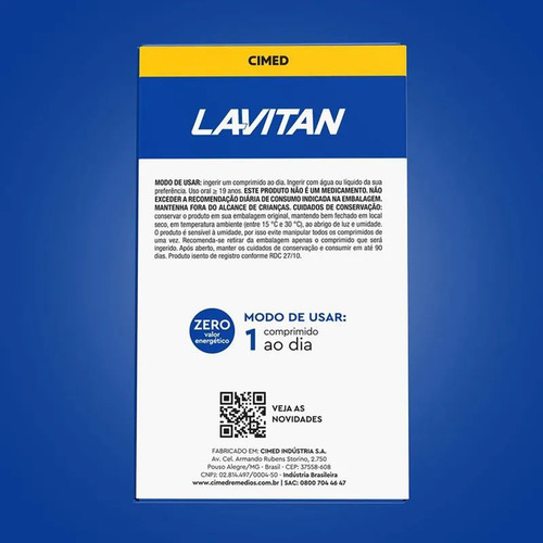 Lavitan A-z Original 90 Comp (kit 2 Uni)