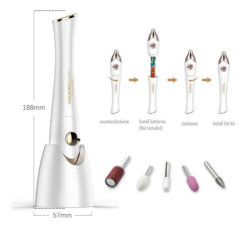 Taladro De Uñas Con Soporte Uv