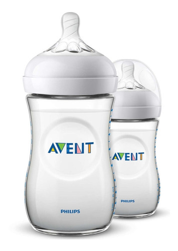 Biberon Avent Natural 2.0 Pack 2 Uni 260 Ml Scf033/27