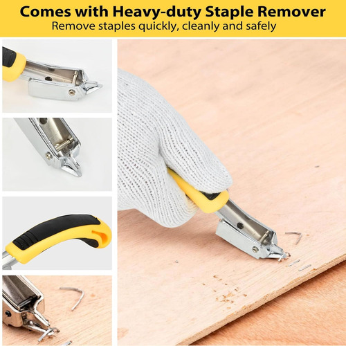 Engrapadora Tapiceria 4 En 1, Grapadora Para Madera Con