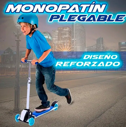 Imagen 6 de 9 de Monopatin Cuatripatin 4 Ruedas Plegable Forest Nene Nena Tsr
