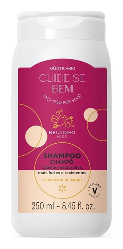 Shampoo Cuide-se Bem Beijinho 250ml De O Boticário
