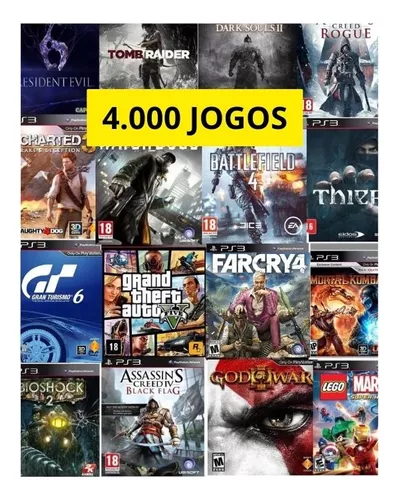 Pacote 3000 Jogos Para Ps3 - Mídia Digital ( Leia Descrição) - Desconto no  Preço