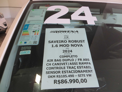 Volkswagen Saveiro 1.6 Robust Cab. Simples 16v Total Flex 2p