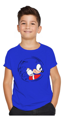 Polera Sonic Bolita Niño/niña