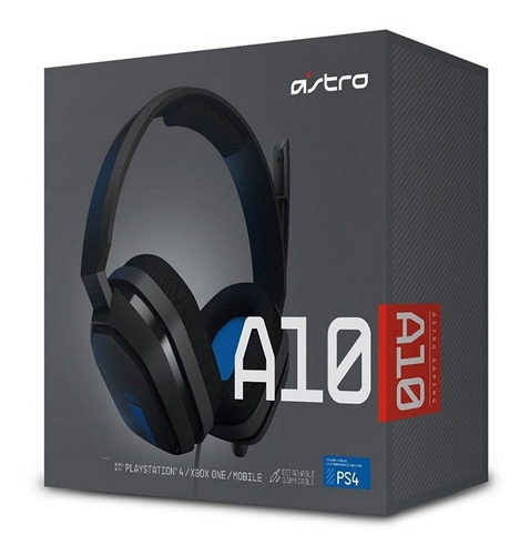 Auricular Gamer Logitech Astro A10 Headset Mic Ps4 Pc Xbox