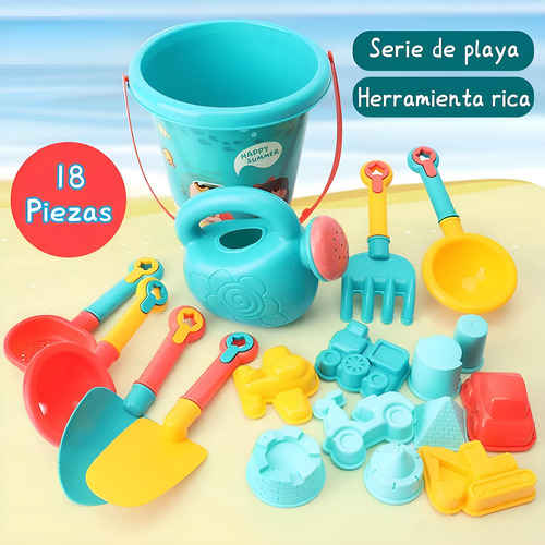 Juguetes De Playa Parajuego De 18 Con